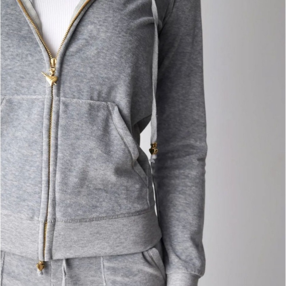 Gray Women's Zip-Up Hoodie